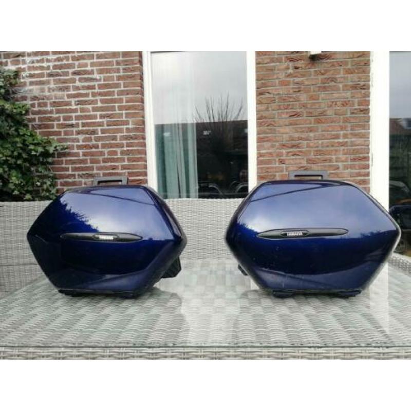 Fjr1300 2006+ zijkoffers, kleur blauw.