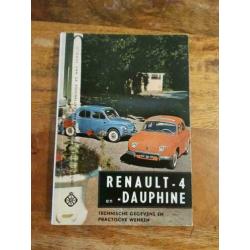Boekje Renault 4 en Dauphine