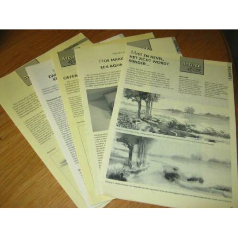 Schilder tijdschriften meesters in de schilderkunst/academy/