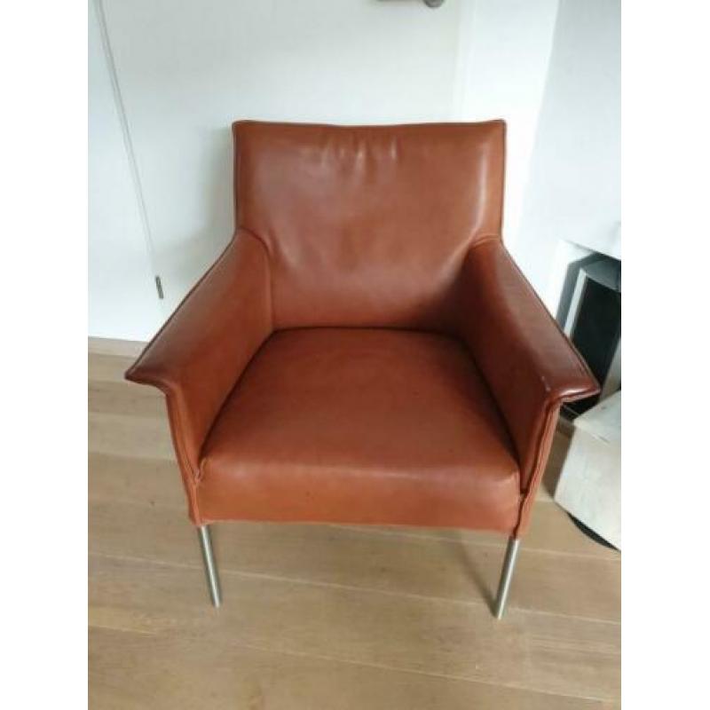 Limec / design fauteuil / Gerard van den Berg / cognac