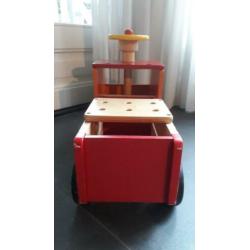 Loopwagen hout