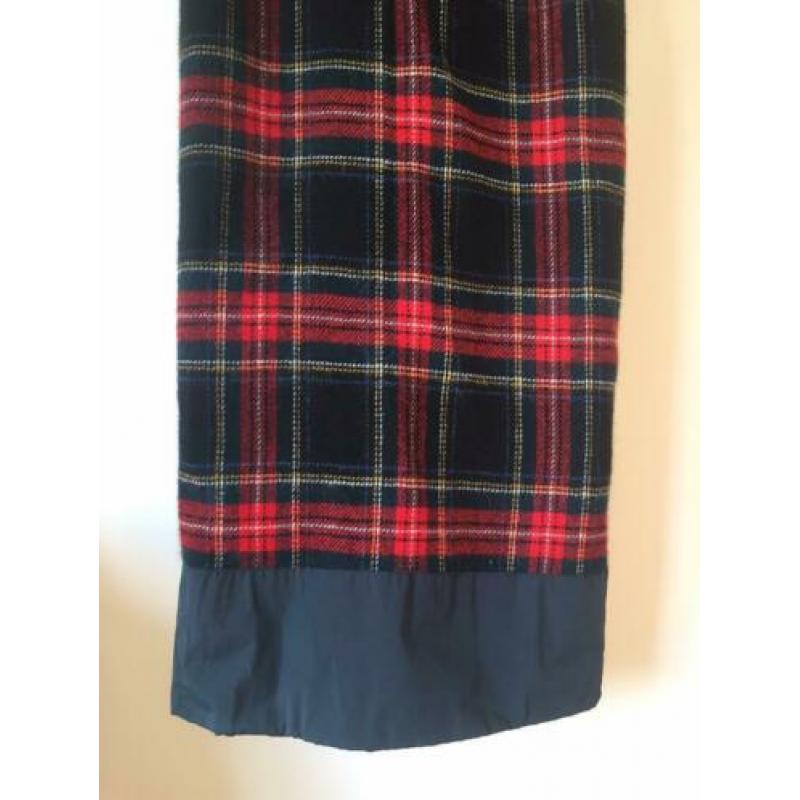 Josephine&co maxi lange rok vintage ruitjes wol wollen s