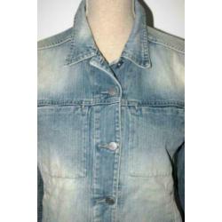 NIEUW CAPSIZE jeans jack, spijkerjas, jas, blauw, Mt. L