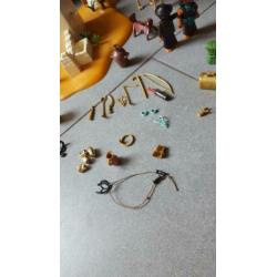 Nieuwe grote playmobil egyptische schuilplaats van de rovers