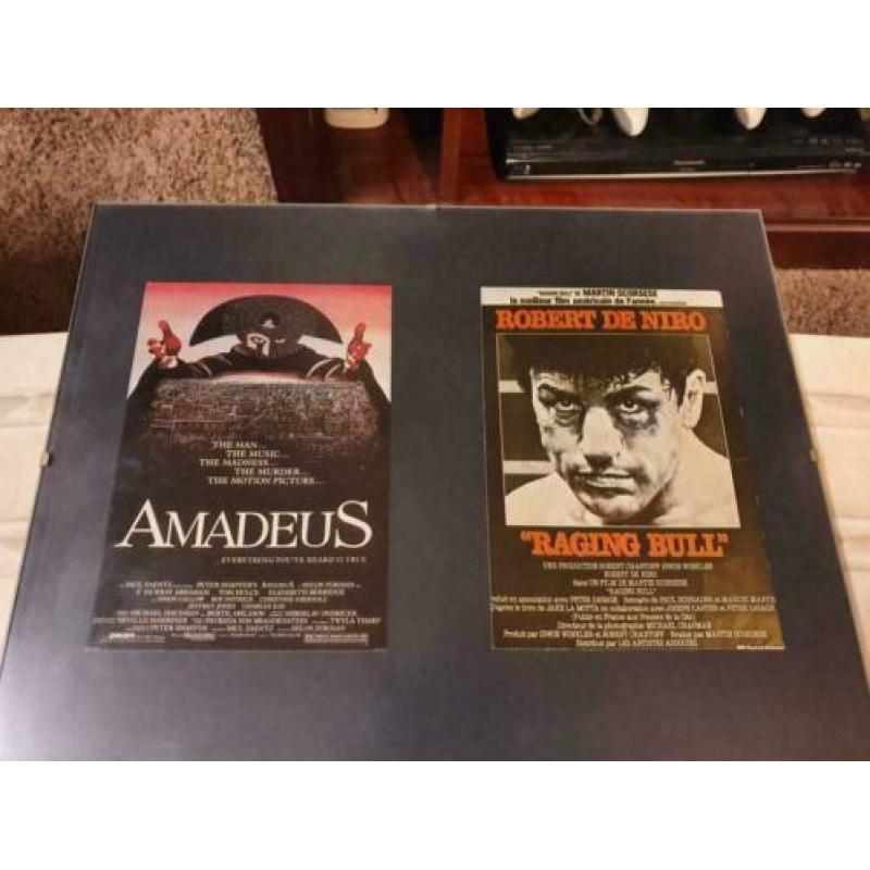 Uitverkoop!! Bekende oude filmposters met lijst voor €95,-!