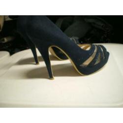 Nieuw Top OR blauwe pumps maat 38 nr 96