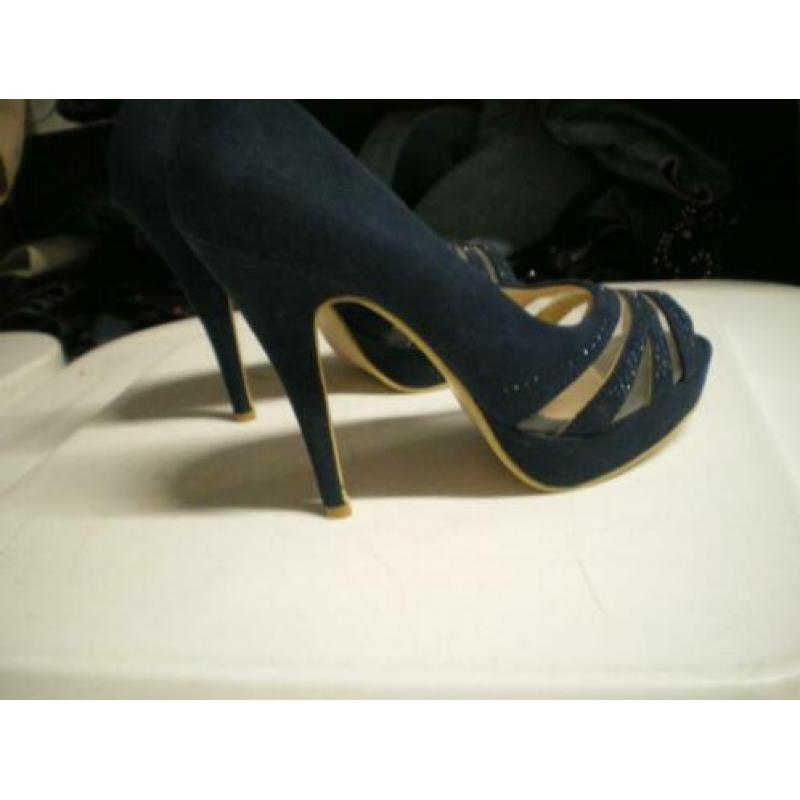 Nieuw Top OR blauwe pumps maat 38 nr 96