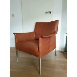 Limec / design fauteuil / Gerard van den Berg / cognac