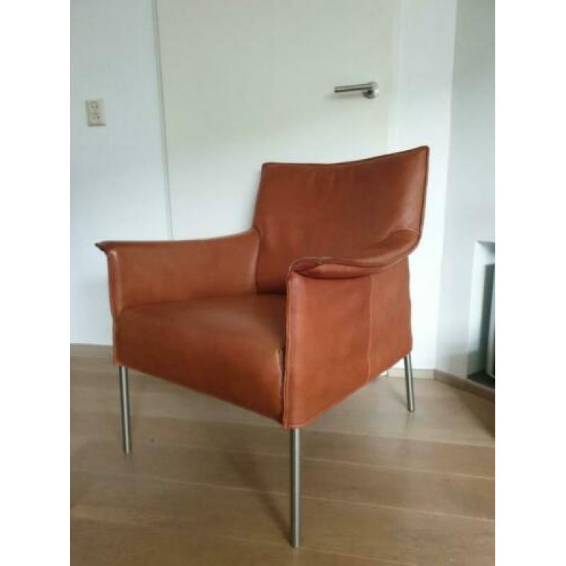 Limec / design fauteuil / Gerard van den Berg / cognac