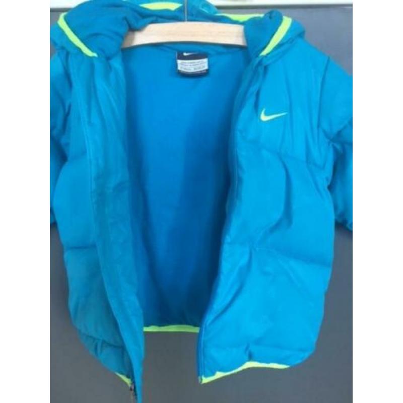 Nike Winterjas Blauw Maat 80 - 86