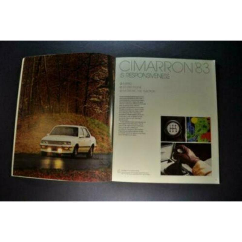 1983 Cadillac Cimarron Brochure USA