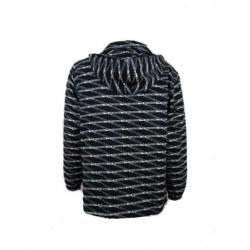 BALENCIAGA - LOGO-PRINT SHELL HOODED JACKET SUMMER (L en XL)