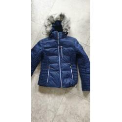Blauwe ski jas Lutha M