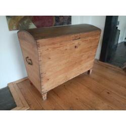 Antieke GROTE HOUTEN KIST