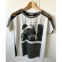Top met print - ZARA maat S/M