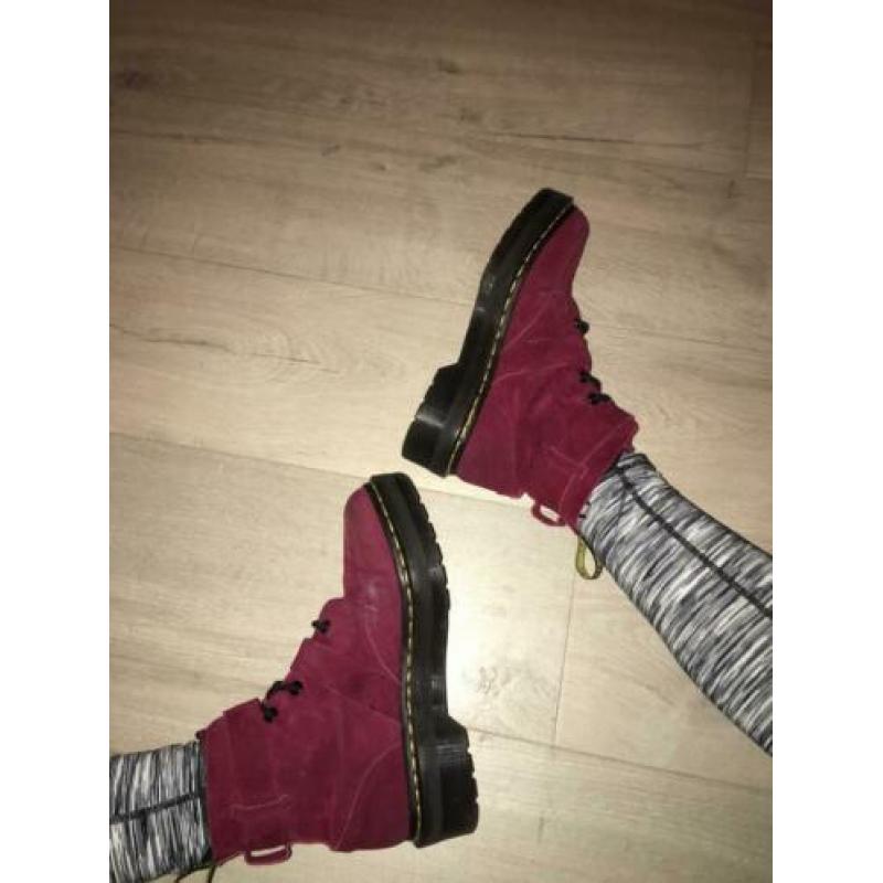 Doctor Martens masha bordeaux rood, maat 38