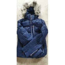 Blauwe ski jas Lutha M