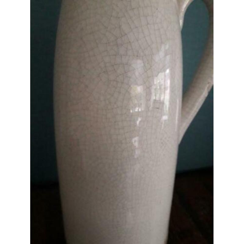 Brocante Vasen / 2 stuk. Ecru kleur