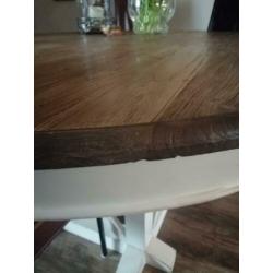 Ronde zware eettafel doorsnede 150cm