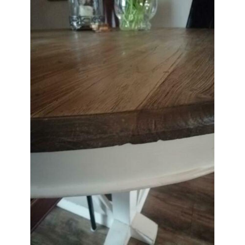 Ronde zware eettafel doorsnede 150cm