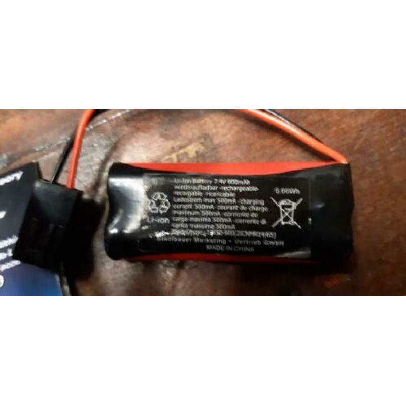 2 nieuwe Carrera accu's 7,4 volt