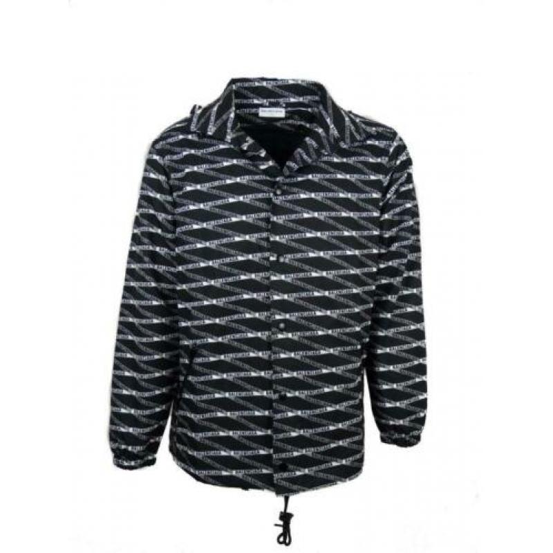 BALENCIAGA - LOGO-PRINT SHELL HOODED JACKET SUMMER (L en XL)