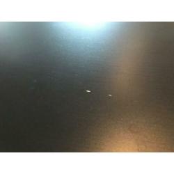 Eettafel Bjursta donker bruin-zwart 175cm/217,5cm/260cm