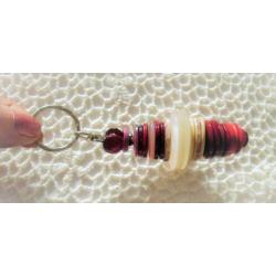Vintage kunststof knopen nr M1174 rood