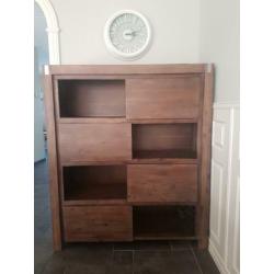 Kast acacia schuifdeuren