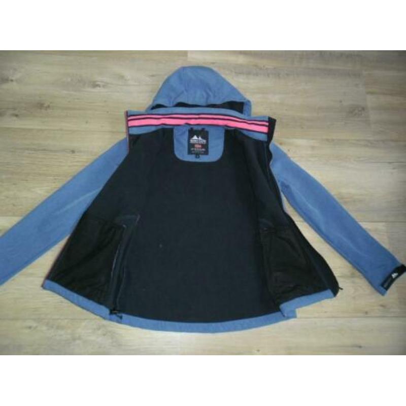 Nord Cape Norwegian Outdoor Blauw/Roze Softshell Jas Maat S