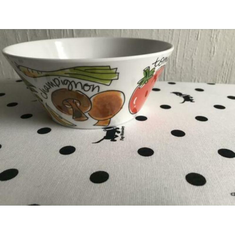 Blond Amsterdam ‘Fruit & Veggies’ kom melamine