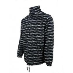 BALENCIAGA - LOGO-PRINT SHELL HOODED JACKET SUMMER (L en XL)