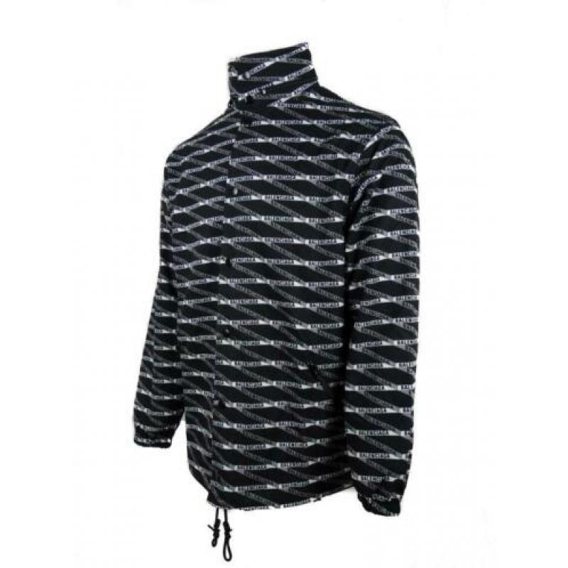 BALENCIAGA - LOGO-PRINT SHELL HOODED JACKET SUMMER (L en XL)