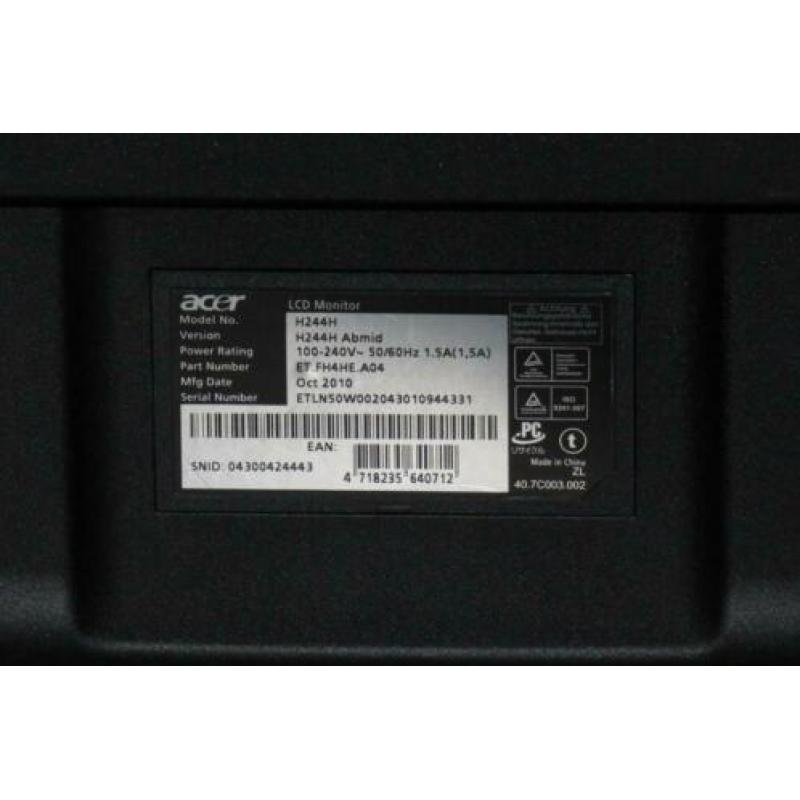 LCD monitor Acer H244H