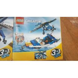 Lego 4995 Creator 3 in 1 helikopter/vliegtuig/boot 4495