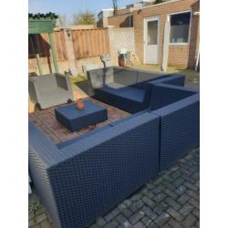 Grote lounge set tuinmeubelen met kussenset