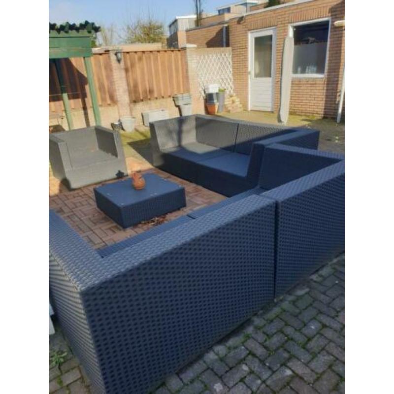 Grote lounge set tuinmeubelen met kussenset