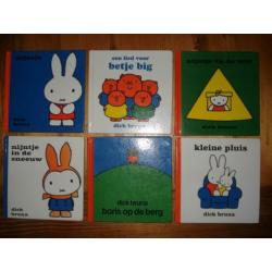 6 Nijntje Boeken, in goede staat!