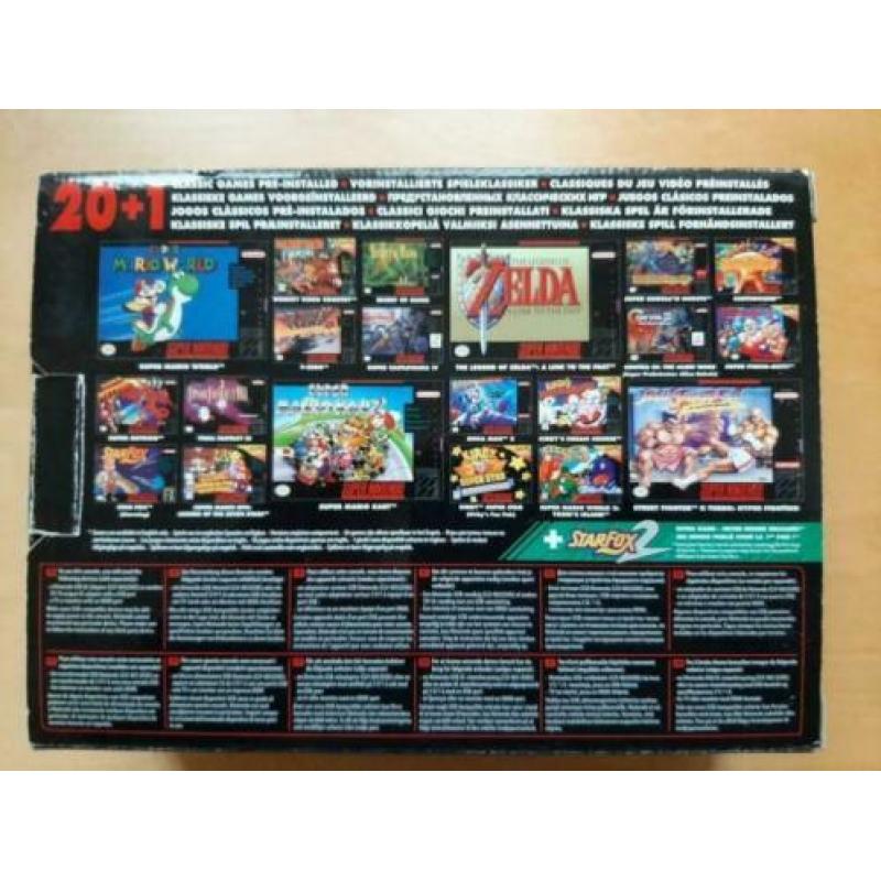 Originele SNES Classic Mini met ruim 200 spellen!