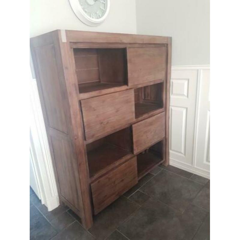 Kast acacia schuifdeuren
