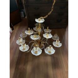 Exclusieve kroonluchter 24k verguld