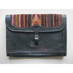 Vintage leren aktemap, aktetas Bolivia