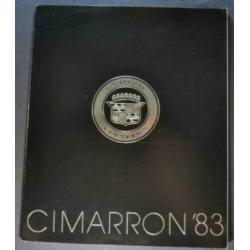 1983 Cadillac Cimarron Brochure USA