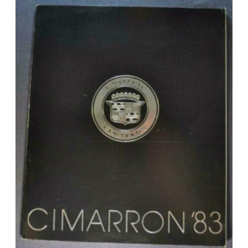 1983 Cadillac Cimarron Brochure USA