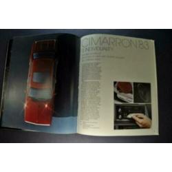 1983 Cadillac Cimarron Brochure USA