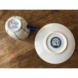 Gien France Alice 4 espresso kop met schotel
