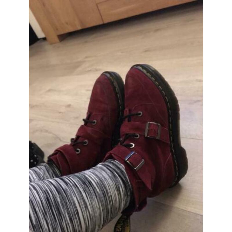 Doctor Martens masha bordeaux rood, maat 38