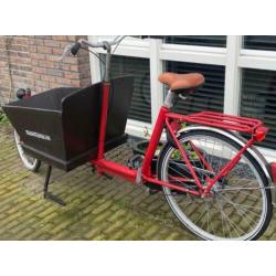 Prachtige Prachtige bakfiets te koop. Met versnellingen.