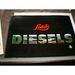 Lister Diesels folders brochure 1967 uitg Brinkmann Zutphen