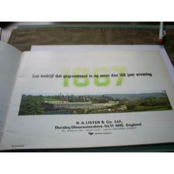 Lister Diesels folders brochure 1967 uitg Brinkmann Zutphen